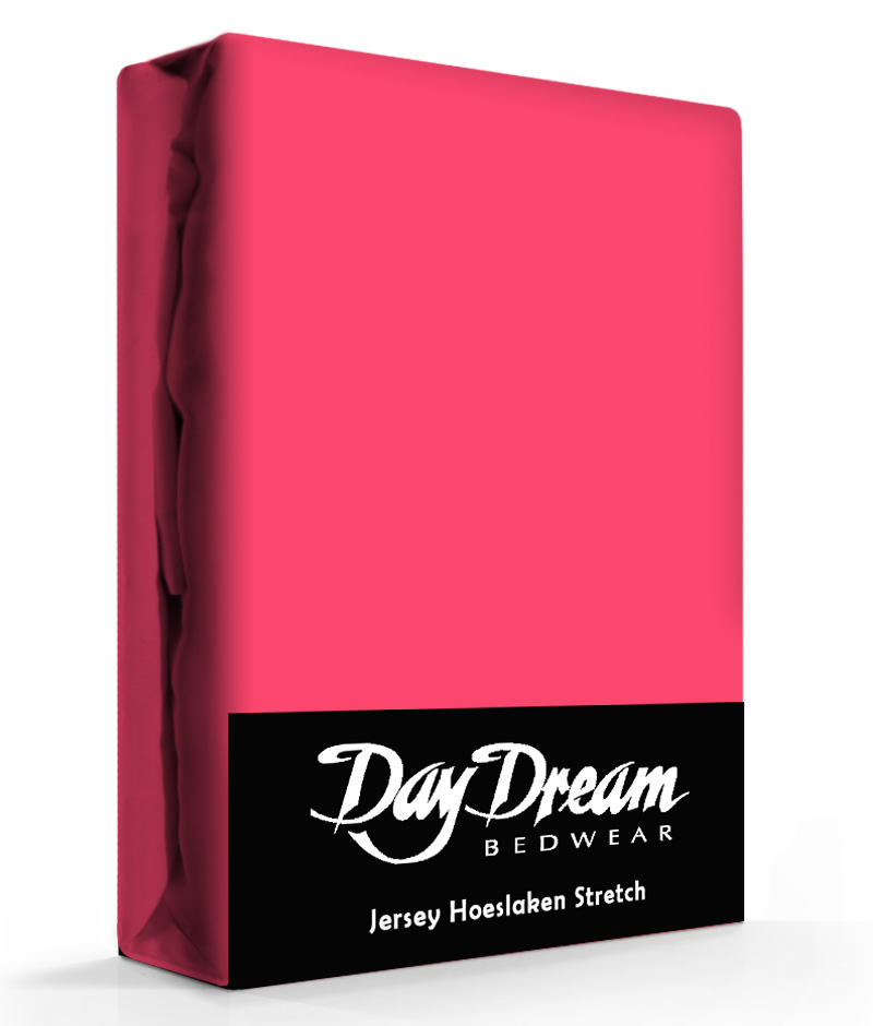 Day Dream Jersey Hoeslaken Fuchsia 90 x 200 cm