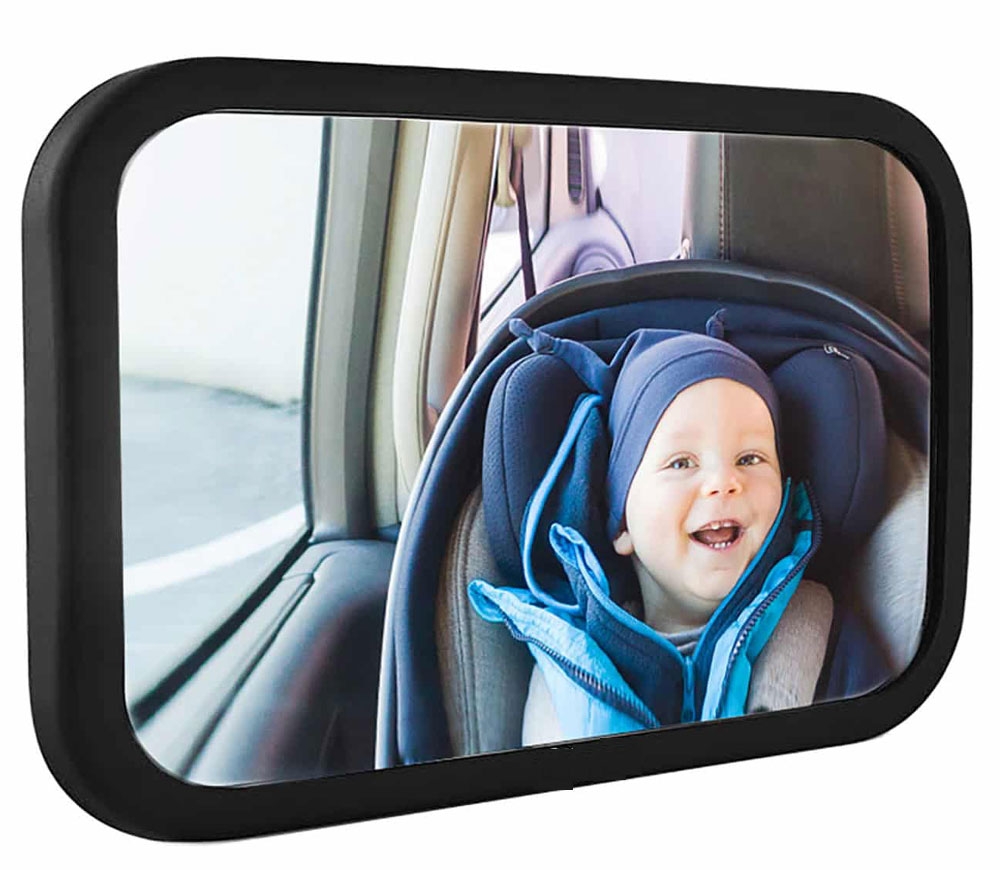 Baby Autospiegel - Verstelbare Achterbank Spiegel Baby - 360° Draaibaar - Onbreekbaar Acrylglas