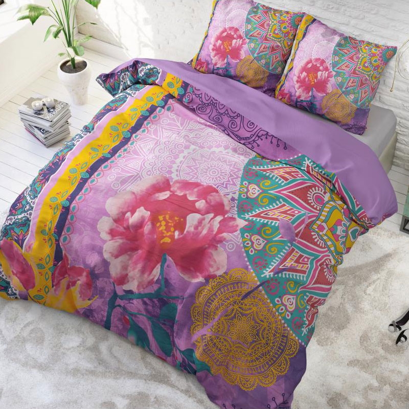 Dreamhouse Dekbedovertrek Marouska Purple-Lits-jumeaux (240 x 200/220 cm)
