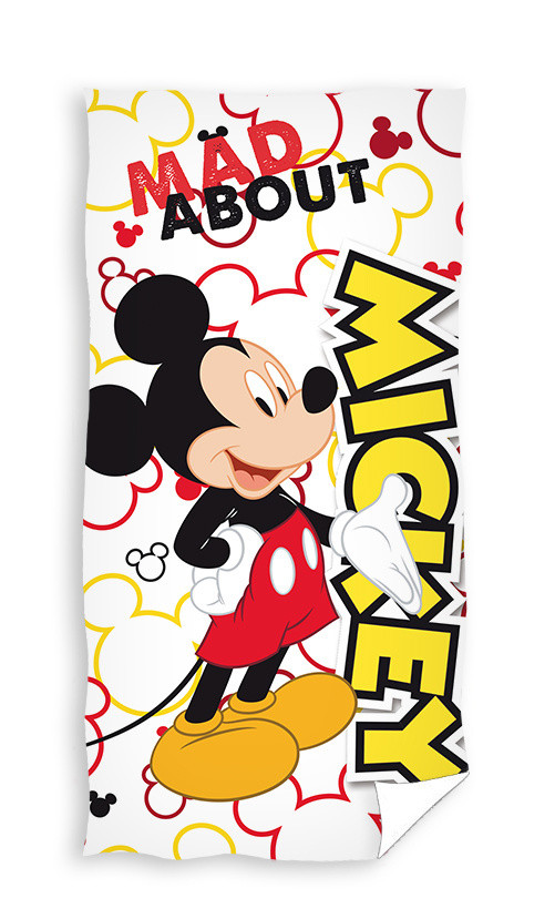 Disney Mickey Mouse Strandlaken Mad About - 70 x 140 cm - Katoen