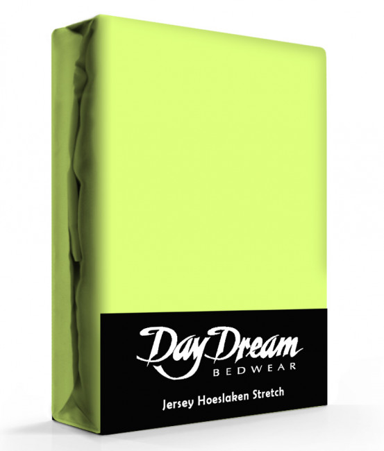 Day Dream Jersey Hoeslaken Lime-90 x 200 cm