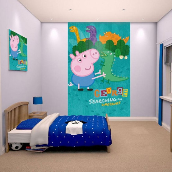 Peppa Pig Fotobehang (Walltastic)