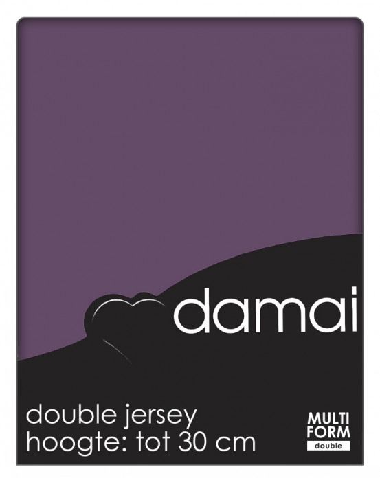 Damai Multiform Double Jersey Hoeslaken Purple