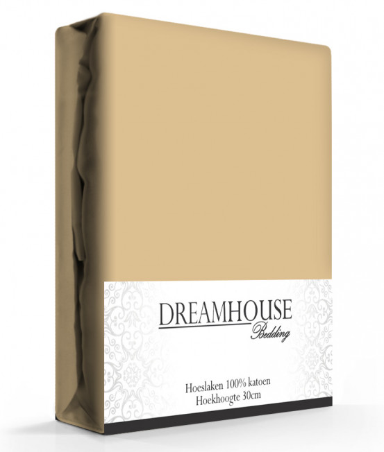 Dreamhouse Hoeslaken Katoen Taupe
