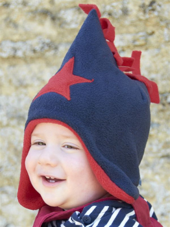 Buggy Snuggle Kindermuts Navy - Red Star M