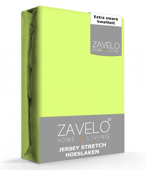 Zavelo® Jersey Hoeslaken Lime