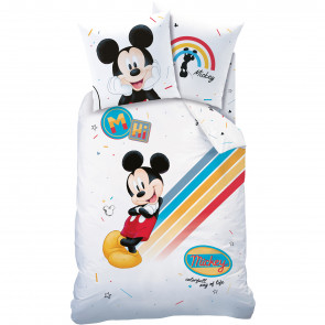 Disney Mickey Mouse Dekbedovertrek Colourful