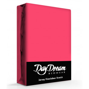 Day Dream Jersey Hoeslaken Fuchsia-90 x 200 cm