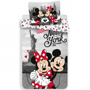 Minnie and Mickey Mouse Dekbedovertrek New York