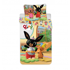 Bing Bunny BABY Dekbedovertrek Speeltijd - 100 x 135 cm - Katoen