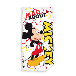 Disney Mickey Mouse Strandlaken Mad About - 70 x 140 cm - Katoen
