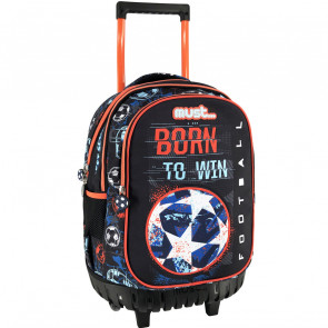 Must Rugzak Trolley, Voetbal - 44 x 34 x 20 cm - Polyester