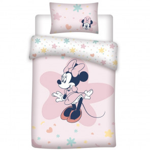 Disney Minnie Mouse Baby Dekbedovertrek Sweet - 100 x 140 cm - Katoen