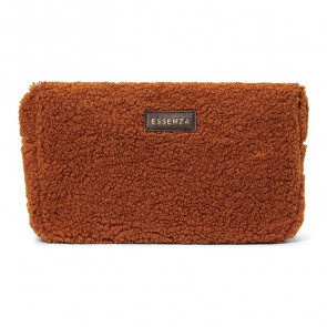 Essenza Make-Up Bag Pepper Teddy Leather Brown