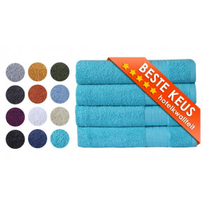 Zavelo Luxe Badhanddoeken - Hotelkwaliteit - Handdoeken - 70x140 cm - 4 Stuks - Aqua