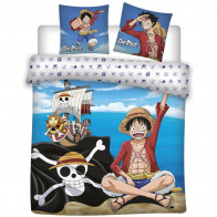 One Piece Dekbedovertrek, Pirate 240x200/220 cm