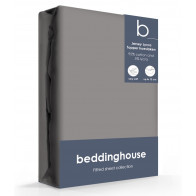 Beddinghouse Jersey-Lycra Topper Hoeslaken Warm Grey