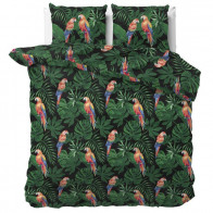 Sleeptime Dekbedovertrek Tropical Parrot Green