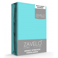 Zavelo® Jersey Hoeslaken Aqua