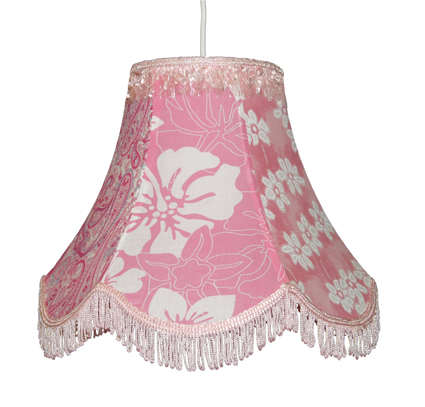 Taftan Hanglamp Tulp roze